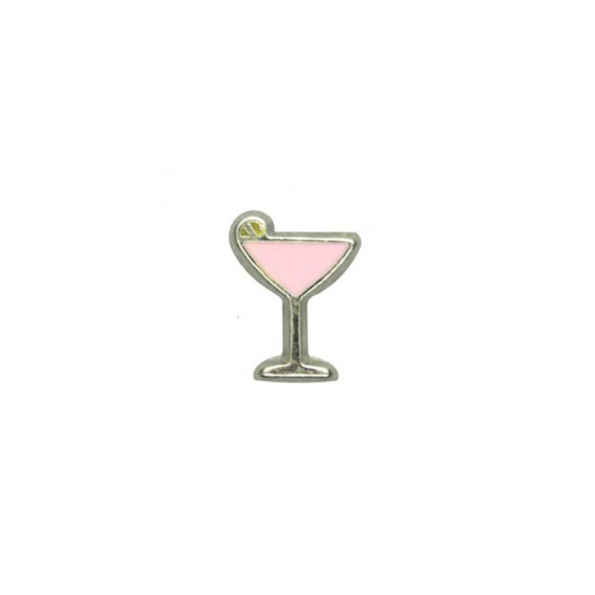 Floating Cocktail Charm in rosa